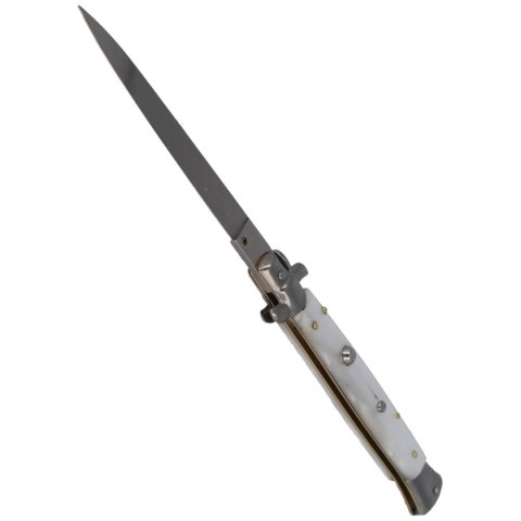 Nóż sprężynowy Frank Beltrame Stiletto Pearl 28cm (FB 28/36) Nóż sprężynowy Frank Beltrame Stiletto Pearl 28cm (FB 28/36)