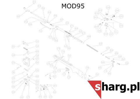 Sprężyna bezpiecznika do wiatrówki Hatsan MOD 33-155, Dominator 200, Proxima (117)