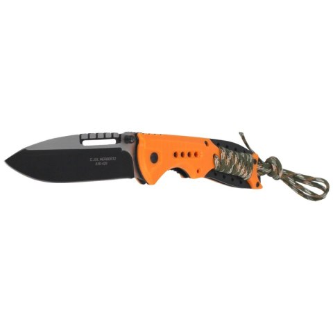 Nóż składany Herbertz CJH Orange Plastic/Paracord, Black 420 (564712 - 10000356) Nóż składany Herbertz CJH Orange Plastic/Paracord, Black 420 (564712 - 10000356)