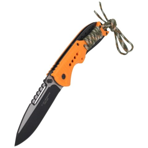 Nóż składany Herbertz CJH Orange Plastic/Paracord, Black 420 (564712 - 10000356) Nóż składany Herbertz CJH Orange Plastic/Paracord, Black 420 (564712 - 10000356)
