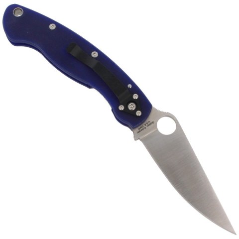 Nóż składany Spyderco Military G-10 Dark Blue CPM S110V (C36GPDBL) Nóż składany Spyderco Military G-10 Dark Blue CPM S110V (C36GPDBL)